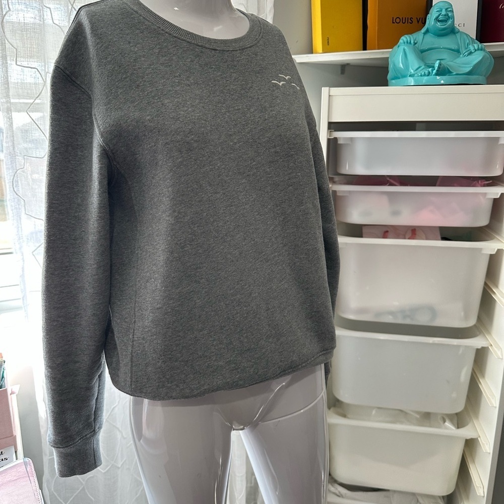 Lazy pants Gray Crew Neck Sweater - Picture 5 of 5